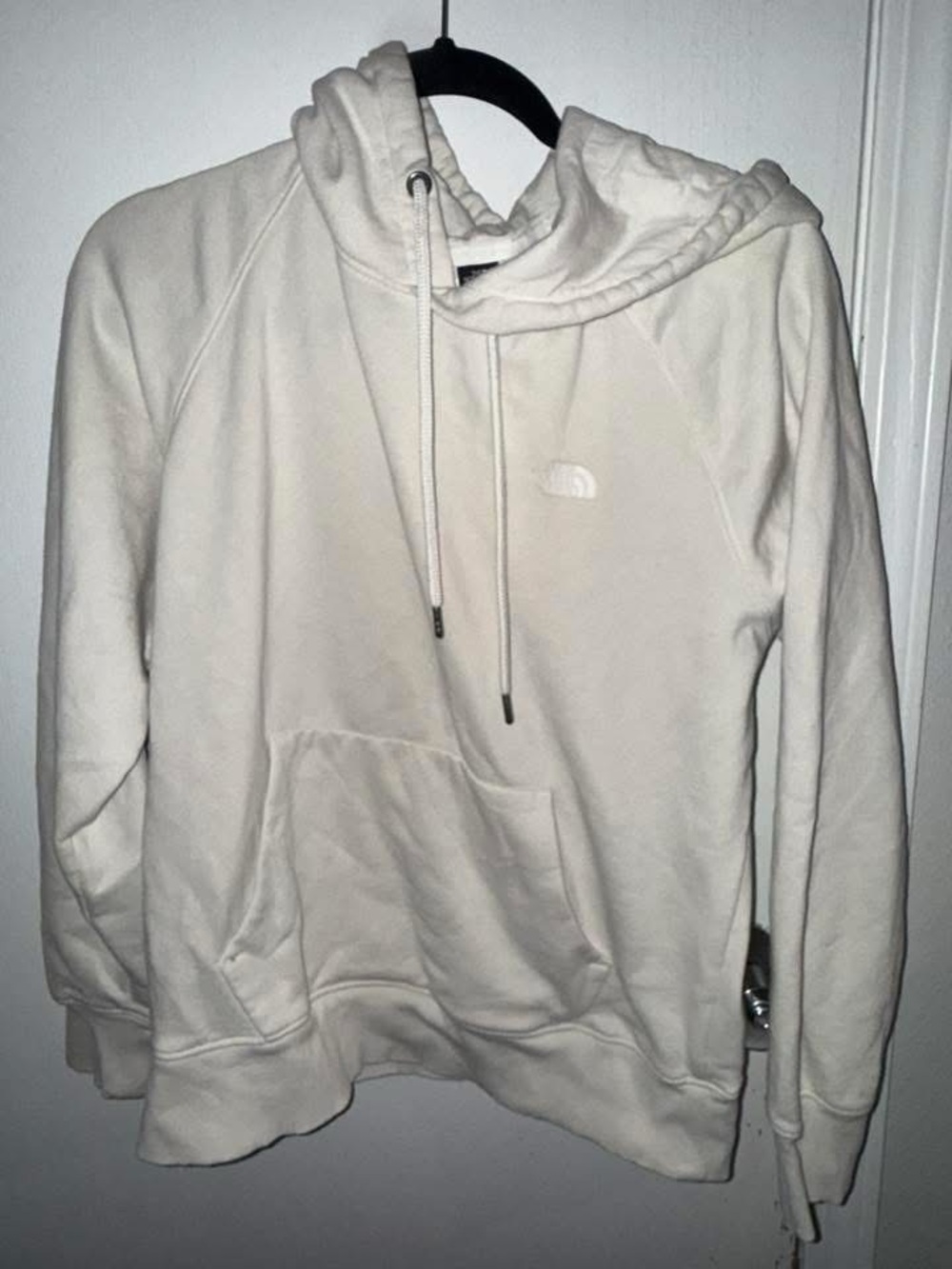 The North Face Cream Drawstring Pullover Hoodie